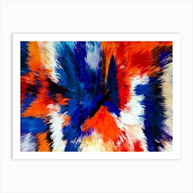 Acrylic Extruded Painting 22 Art Print