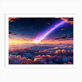 Leonardo Anime Xl Colour Shines In A Dazzling Display Of Brill 1 (6) Art Print