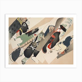 Blades From Momoyogusa –Flowers Of A Hundred Generations , Kamisaka Sekka Art Print