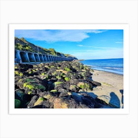 Folkestone Beach Art Print