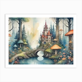 Fairytale Castle Art Print