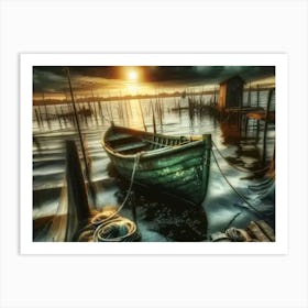 Boat In The Water Art Print