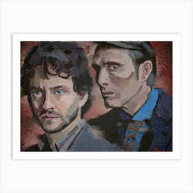 Hannibal and Will Graham Hannigram Art Print