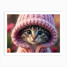 Cute Kitten 17 Art Print