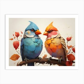 Birds Art 02 Art Print