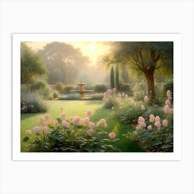 Morning Light In Kings Garden 2 Art Print