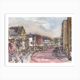 Bank Street, Ashford, Kent, 6th Jan 2024 1 Art Print