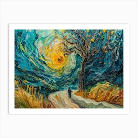 Contemporary Artwork Inspired By Vincent Van Gogh 4 Art Print