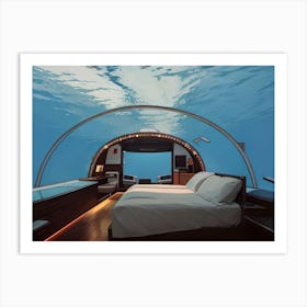 Underwater Hotel Art Print