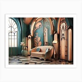 Deco Room Art Print