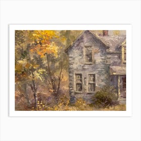 Old House In The Woods 2 Art Print