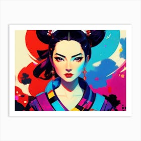 Geisha 128 Art Print