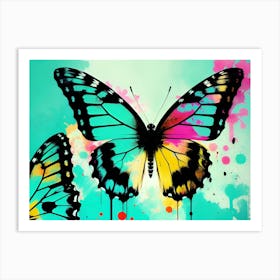 Butterfly Painting 194 Art Print