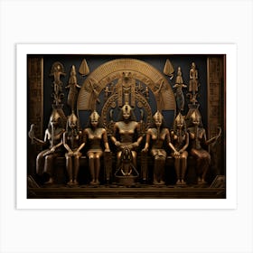 Egyptian Throne Art Print