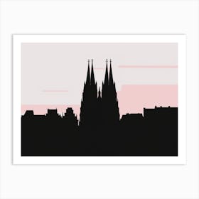 Cologne Skyline Art Print