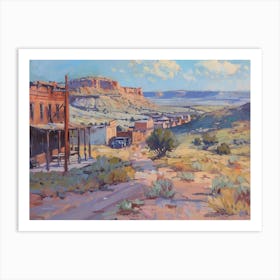 Western Landscapes Dodge City Kansas 2 Art Print
