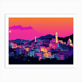 Muscat Skyline 2 Art Print