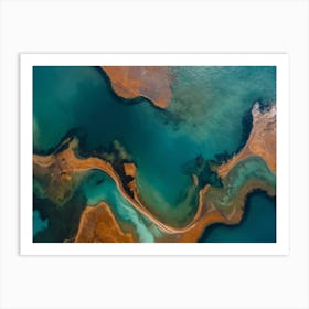 Ocean Water And Sand Art Print