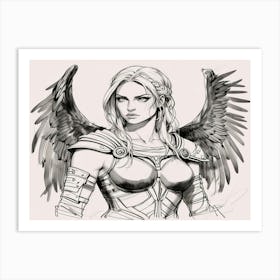 Angels And Demons Art Print