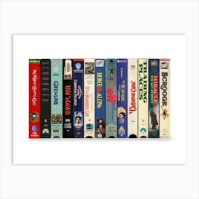 Classic Christmas Films - Vintage VHS Poster Art Print