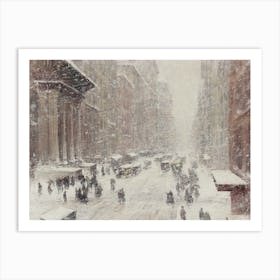 Winter In New York Wall Art Prints Art Print