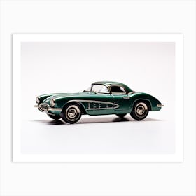 Toy Car 55 Corvette Green 3 Art Print