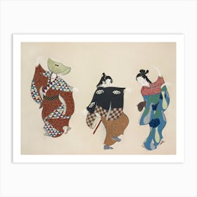 Birds From Momoyogusa –Flowers Of A Hundred Generations, Kamisaka Sekka (19) Art Print