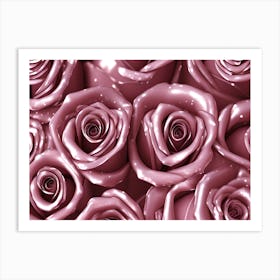 Pink Roses 9 Art Print