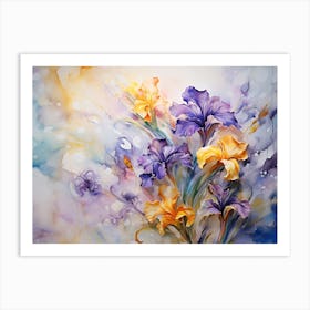 Irises 1 Art Print