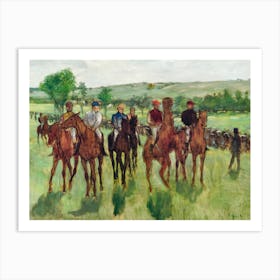 The Riders, Edgar Degas Art Print
