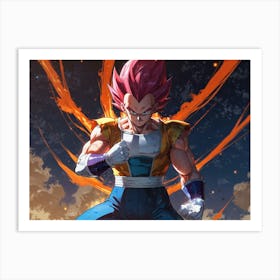 Dragon Ball Z Wallpaper 85 Art Print