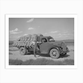 Fsa (Farm Security Administration) Cooperative Truck, Oneida County, Idaho By Russell Lee Art Print
