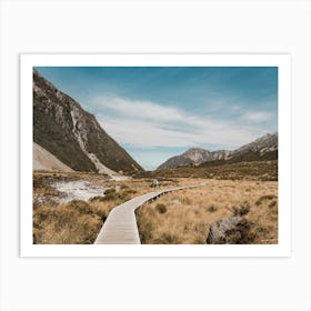 Boardwalk In New Zealand Art Print