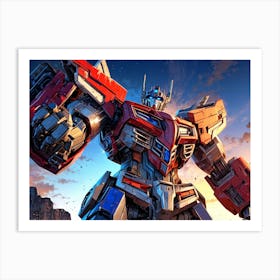 Transformers The Last Knight 21 Art Print