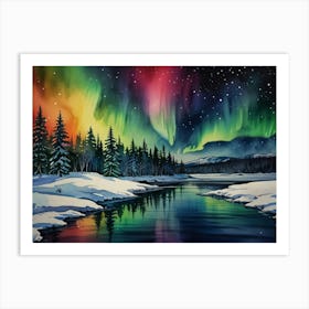 Aurora Borealis Art Print