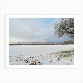 Winter Landscape - Winter Stock Videos & Royalty-Free Footage Art Print