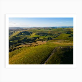 Aerial View Of The Dales 18 Art Print