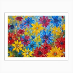 Daisy Field Art Print