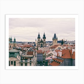 Prague Cityscape 2 Art Print