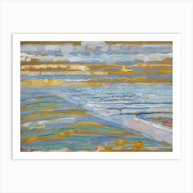 Sunset At The Beach 27 Art Print