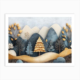 Autumn Landscape 1 Art Print