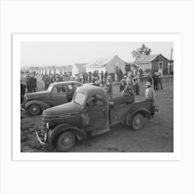 Nyssa, Oregon, Fsa (Farm Security Administration) Mobile Camp, Japanese American Farm Workers Ready To Leave Art Print