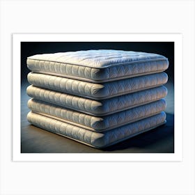 Stack Of Mattresses Art Print