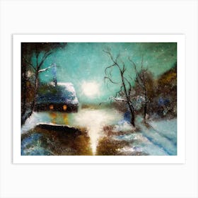 Winter'S Night Art Print