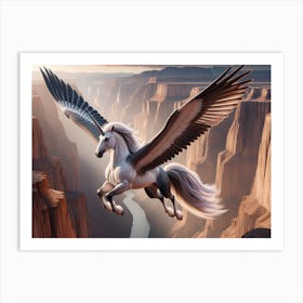 Magical Unifalcon Fantasy Art Print