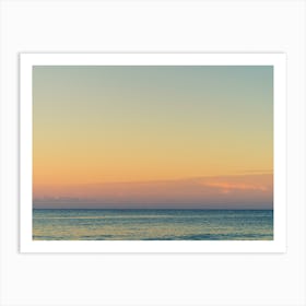 Ocean Sunset At The Beach Art Print