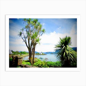 Palm Trees On The Beach 2 Art Print