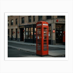 Red Telephone Booth 1 Art Print