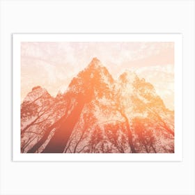 Sunrise In The Mountains - Teton Aspen Autumn Dreams Art Print