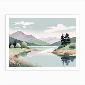 Landscape Painting Art Print